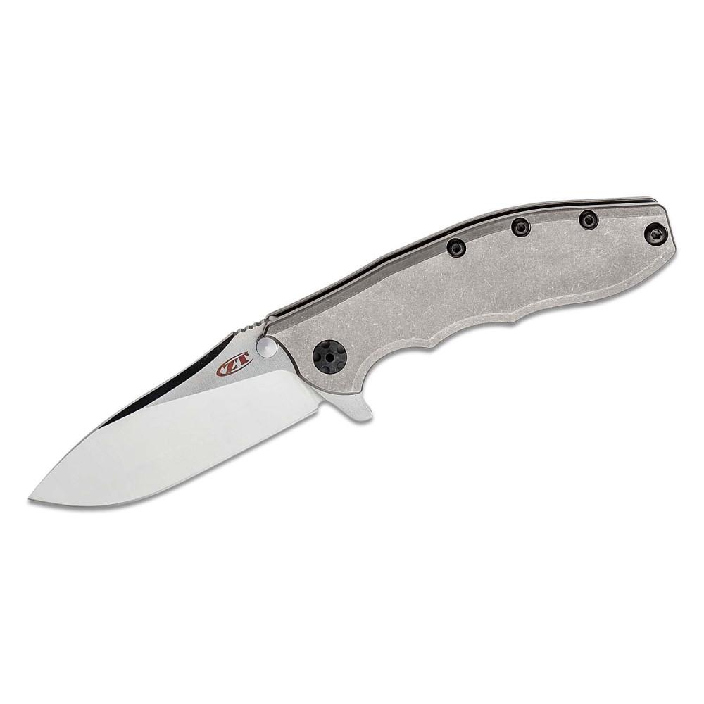 Zero Tolerance 0562Ti 3.5″ Satin/Stonewash CPM20CV Blade, Titanium