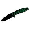 Zero Tolerance 0393GLCF - 3.5" CPM-20CV Blade, Titanium with Glow-in-the-dark Carbon Fibre Overlay Handles, Frame Lock