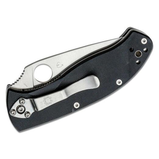 Spyderco Tenacious C122GP - Black G10 with Satin 8Cr13MoV Blade