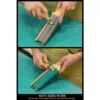 BeaverCraft LS5P1 - Dual-Sided Leather Paddle Strop for Hook Knives and Gouges