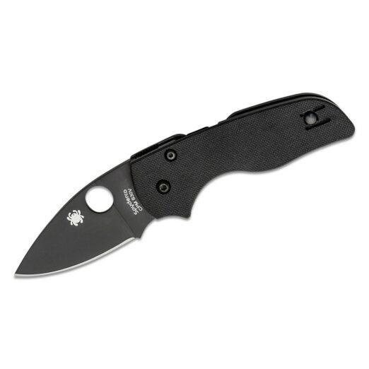 Spyderco Lil' Native Compression Lock C230GPBBK - Black G10 with Black DLC S30V Blade