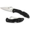 Spyderco Delica 4 Lightweight - 2.9" Satin VG-10 Blade, Black FRN Handle - C11FPBK