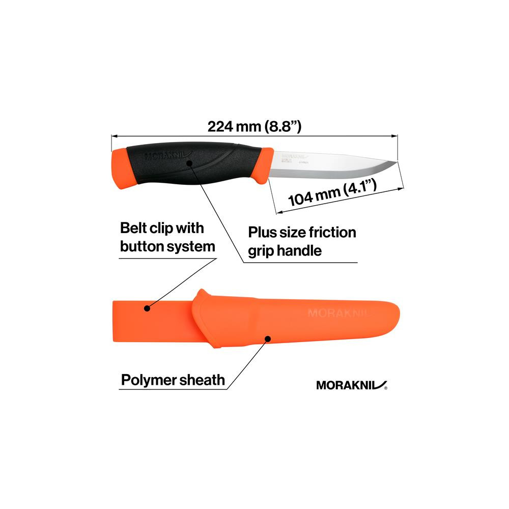 Morakniv Companion Heavy Duty (C) - Orange
