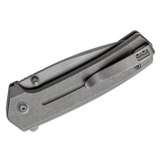 WE Knife Co. Culex WE21026B-1, Grey Titanium with Grey Stonewash CPM-20CV Blade