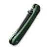 CIVIVI Qubit C22030E-DS1, Green Aluminium, Damascus Blade, Button Lock