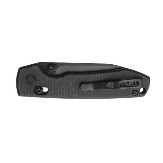 Vosteed Raccoon Crossbar Lock - 3.25’’ 14C28N Black Blade, Black Micarta Handle - RCCB32VPMH