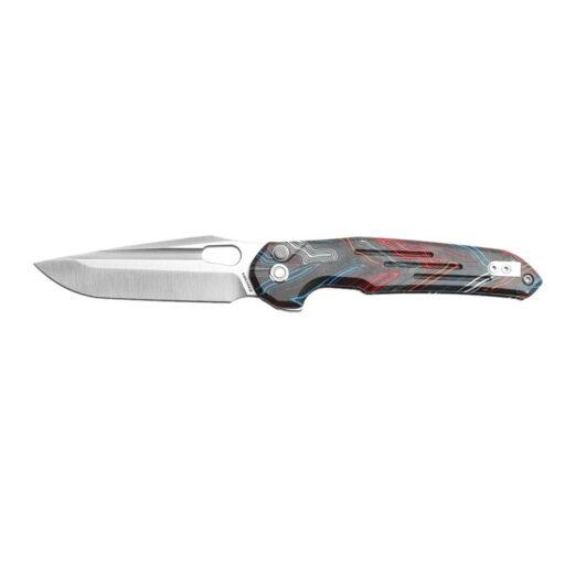 Vosteed Thunderbird - 3.48’’ Satin S35VN Blade, Magpie Topo G10 Handle, Trek Lock - TB3SG4