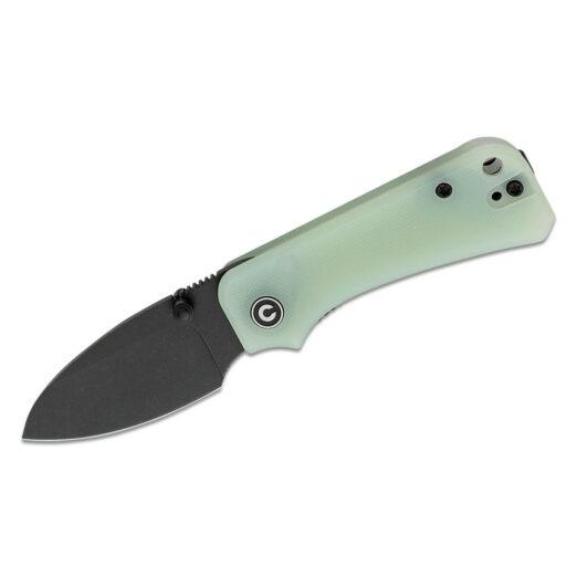 CIVIVI Baby Banter C19068S-8, Natural (Jade) G10 with Nitro-V Black Stonewashed Blade