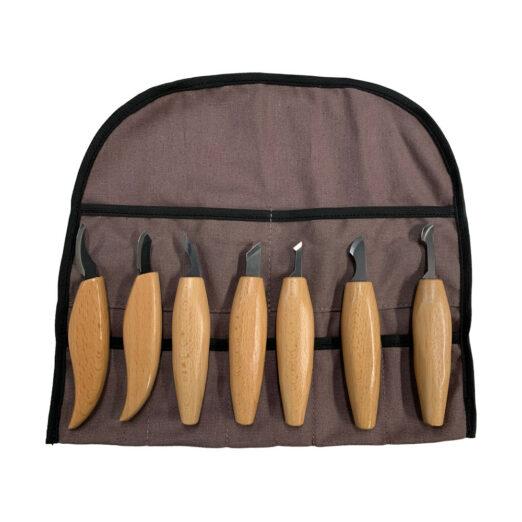 Knife Depot Seven Piece Chip Carving Set