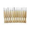 Knife Depot 12 Piece Wood Carving Chisel Set (SK7 Various Blades with Ergonomic Handles)