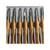 Knife Depot 12 Piece Wood Carving Chisel Set (SK7 Various Blades with Ergonomic Handles)