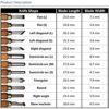 Knife Depot 12 Piece Wood Carving Chisel Set (SK7 Various Blades with Ergonomic Handles)