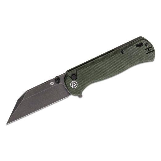 QSP Swordfish QS149-B2, Green Micarta with Black Stonewashed 14C28N Blade