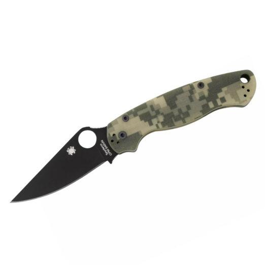 Spyderco Paramilitary 2 C81GPCMOBK2 - Camo G10 with Black S45VN Blade