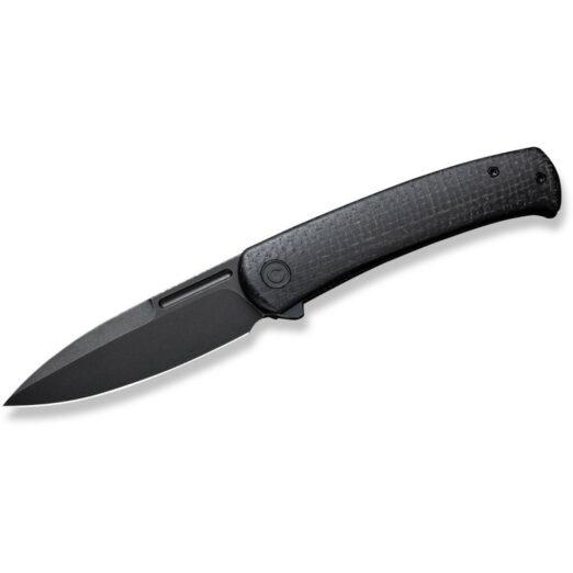 CIVIVI Caetus C21025C-2, Black Burlap Micarta with Black Stonewashed 14C28N Blade