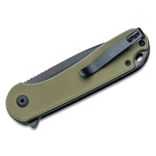 CIVIVI  Button Lock Elementum II C18062P-3, OD Green G10 with Black Stonewash Nitro-V Blade