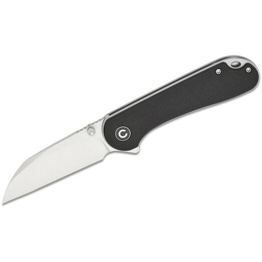 CIVIVI Elementum C18062AF-1 - Black G10 with Satin Nitro-V Wharncliffe Blade