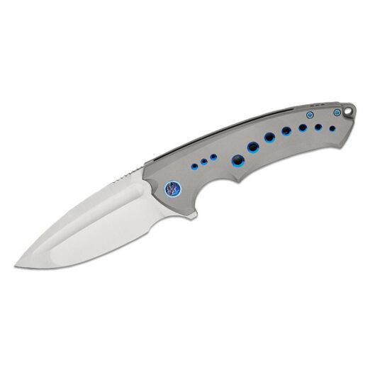 WE Knife Co. Nexusia WE22044-2 Limited Edition - Grey Titanium with Polished Satin CPM20CV Blade
