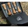 BeaverCraft SC05 Woodcarving Chisel Set with Palm Handles