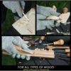 BeaverCraft SC05 Woodcarving Chisel Set with Palm Handles