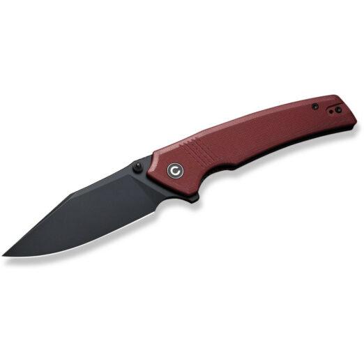 CIVIVI Tranquil C23027-2 Liner Lock, Burgundy G10 with Black 14C28N Blade