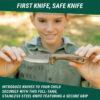 BeaverCraft BSH Kid, Child-Safe Bushcraft Knife