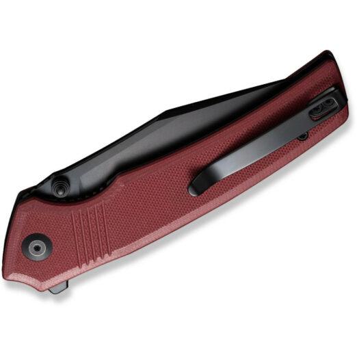 CIVIVI Tranquil C23027-2 Liner Lock, Burgundy G10 with Black 14C28N Blade