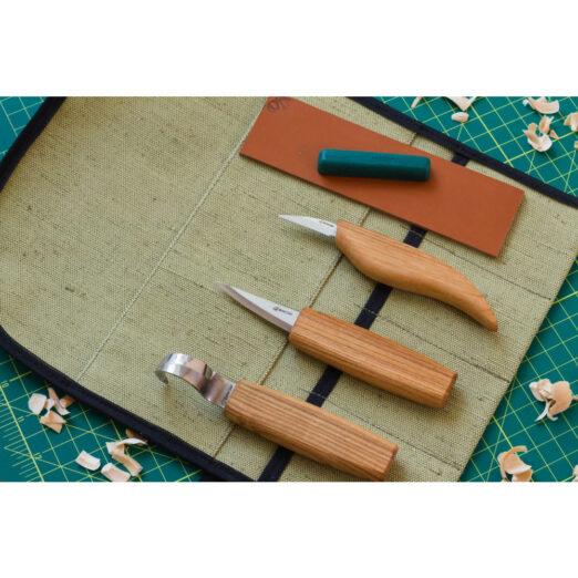 Beaver Craft S17L Left-Handed Whittle Knife and Extended Spoon Kit