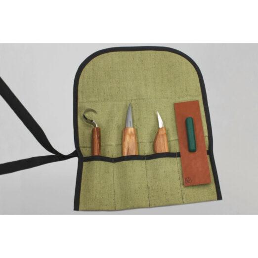 BeaverCraft S17L Left-Handed Whittle Knife and Extended Spoon Kit