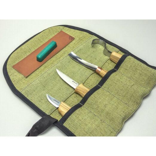 BeaverCraft S43 Right-Handed Professional Spoon and Kuksa Carving Set