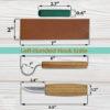 Beaver Craft S01L Basic Spoon Carving Kit for Left-Handed Beginners