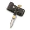 Buck 112BRS Folding Ranger with Leather Pouch