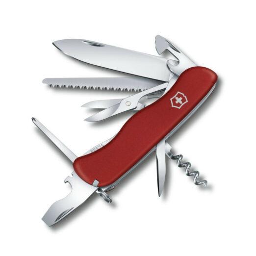 Victorinox Outrider Red Swiss Army Knife with Scissors and Lock Blade