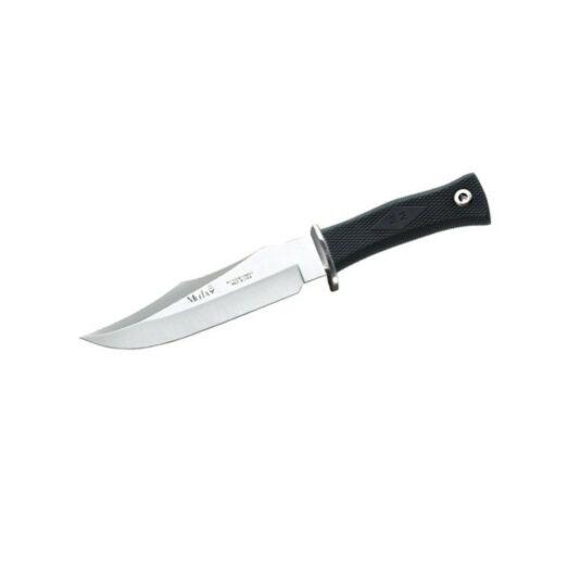 Muela Scout Bowie 21733-G with Rubber Handle and Black Leather Belt Case