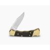 Buck 112BRSFG-B Folding Ranger with Finger Grooves and Leather Pouch