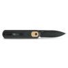 Vosteed Corgi - 2.99" Black Stonewash 14C28N Blade, Black Micarta Handle, Trek Lock - CG29VPMK