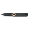 Vosteed Corgi - 2.99" Black Stonewash 14C28N Blade, Black Micarta Handle, Trek Lock - CG29VPMK