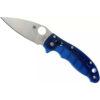 Spyderco Manix 2 Lightweight - 3.37" Satin CTS BD1N Blade, Translucent Blue FRCP Handle - C101PBL2