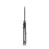 Vosteed Raccoon Top Liner Lock - 3.25" Black 14C28N Blade, Green Micarta Handle - A2901