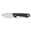 Vosteed Raccoon Top Liner Lock - 3.25" Satin 14C28N Blade, Black Micarta Handle - A2903