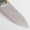 Vosteed Raccoon Top Liner Lock - 3.25" Stonewashed 14C28N Blade, Green Micarta Handle - A2904