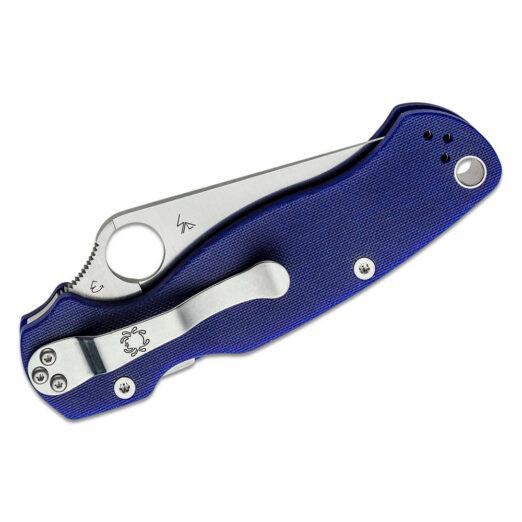 Spyderco Paramilitary 2 C81GPDBL2 - Dark Blue G10 with CPM-S110V Blade