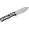 QSP Canary QS155-B1 Fixed Blade - Black Micarta, Stonewashed Cr8Mo2VSi and Kydex Pouch
