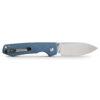 Vosteed Raccoon Top Liner Lock - 3.25" Satin 14C28N Blade, Blue Micarta Handle - A2905