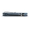 Vosteed Raccoon Top Liner Lock - 3.25" Satin 14C28N Blade, Blue Micarta Handle - A2905