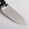Vosteed Raccoon Top Liner Lock - 3.25" Satin 14C28N Blade, Black Micarta Handle - A2903