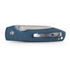 Vosteed Raccoon Top Liner Lock - 3.25" Satin 14C28N Blade, Blue Micarta Handle - A2905