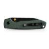 Vosteed Raccoon Top Liner Lock - 3.25" Black 14C28N Blade, Green Micarta Handle - A2901