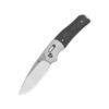 QSP Vault QS157-A1, Glyde Lock, 3.25" Two-Tone 14C28N Blade, Black Micarta Handle