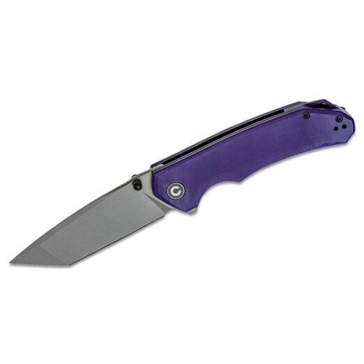 CIVIVI Brazen C2023A - Purple G10, Stonewashed D2 Tanto Blade